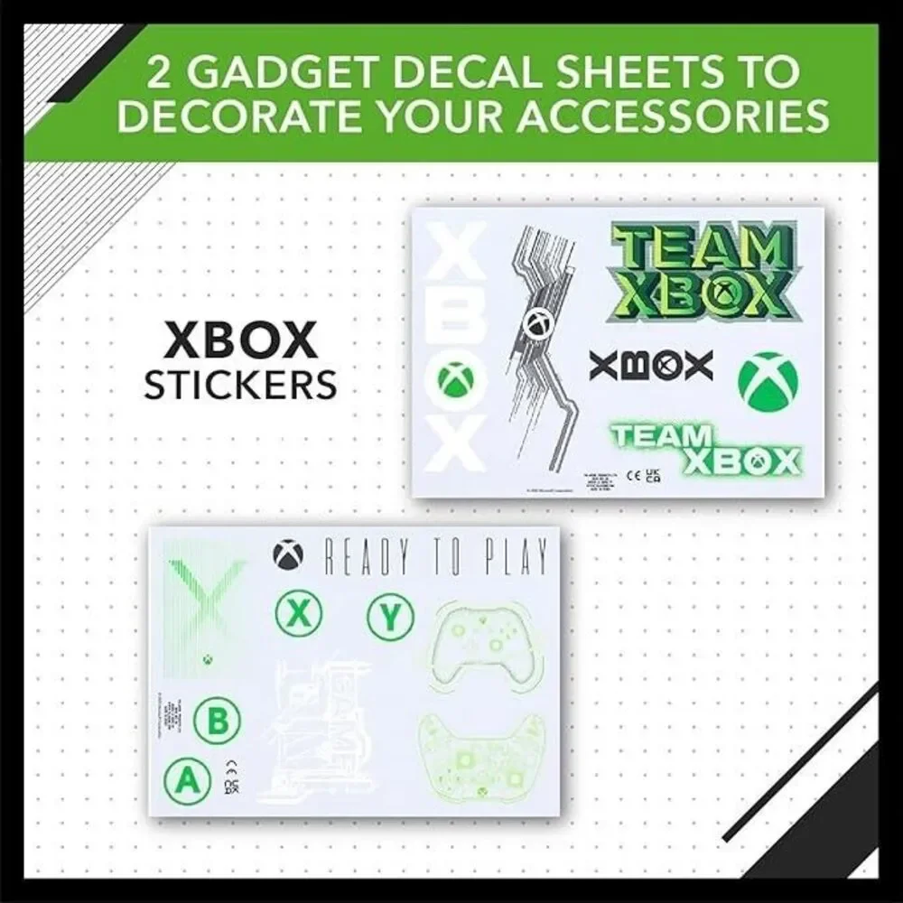 XBOX‎ Official Gear Gift Set: Controller Icon Light, Water Bottle, Decal Sheets